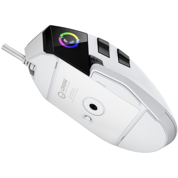 Фото - Миша дротова ігрова Lorgar MSP80 Wired Gaming Mouse Pro White (LRG-MSP80-WH)