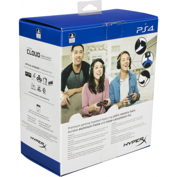 Фото - Гарнитура проводная игровая HyperX Cloud Blue for PS4 (HX-HSCLS-BL/EM)