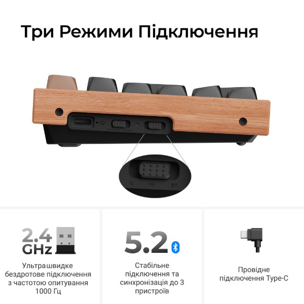 Фото - Клавіатура бездротова Keychron K10 HE Magnetic Switch Black RGB (K10H-F1-UA)