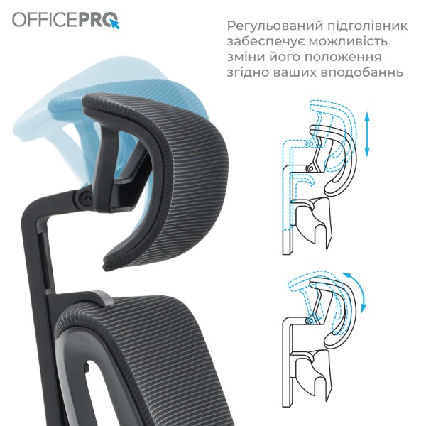 Фото - Крісло офісне OfficePro Balance (OC620-B-B-B) Black