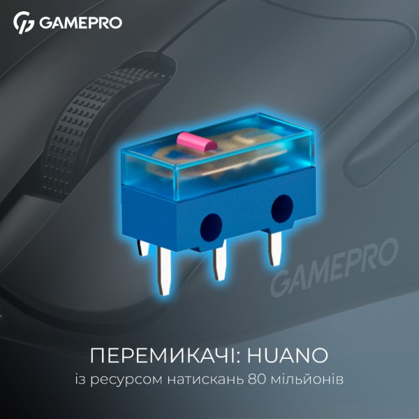 Фото - Миша бездротова ігрова GamePro Asgard Surt Wireless Black (GM017B)