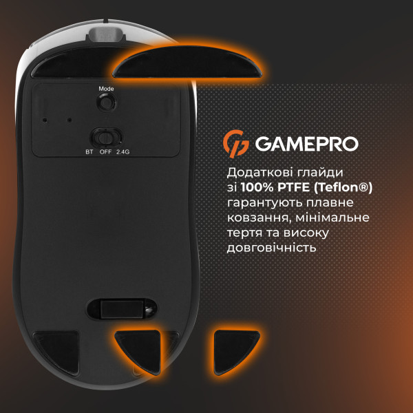 Фото - Мышь беспроводная игровая GamePro Genesis Winner Wireless White (GM079W)