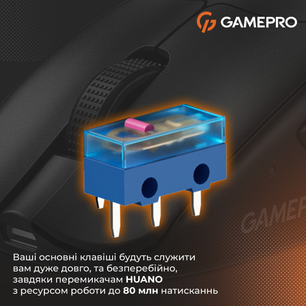 Фото - Миша бездротова ігрова GamePro Genesis Avenger Wireless Black (GM096B) 