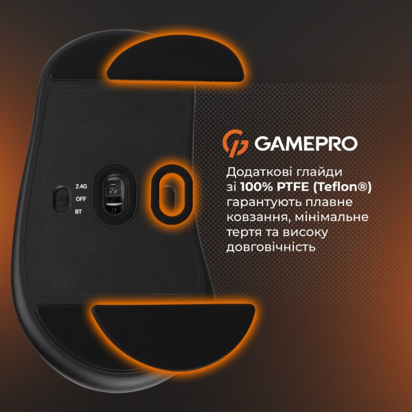 Фото - Мышь беспроводная игровая GamePro Genesis Avenger Wireless Orange (GM096O)