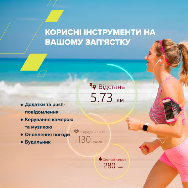 Фото - Уцінка - Смарт-годинник Canyon Easy SW-54 Beige (CNS-SW54WB)
