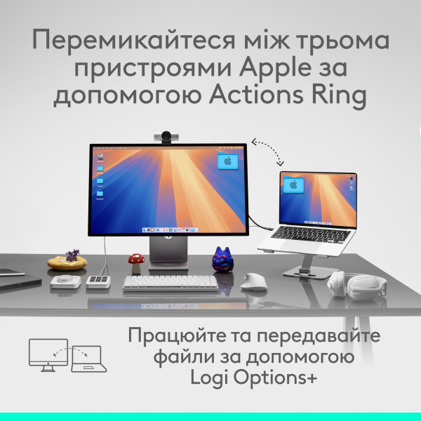 Фото - Миша бездротова Logitech MX Master 4 for Mac Performance Space Black (910-007577)