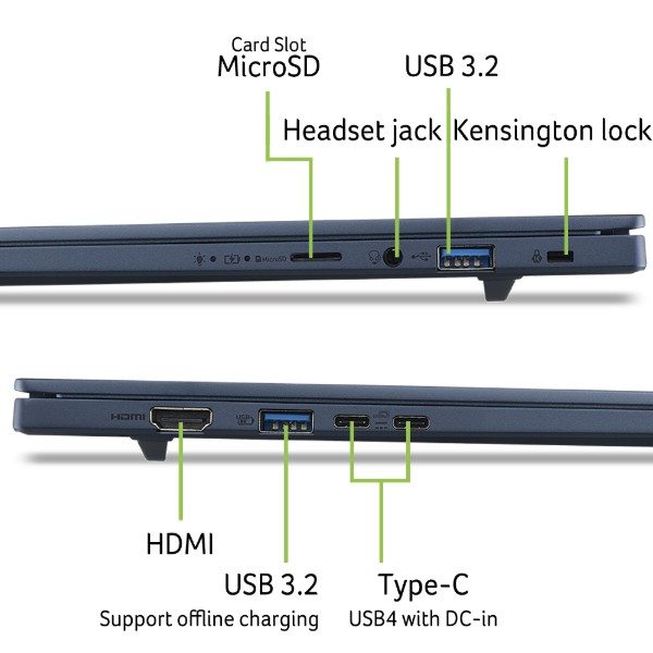 Фото - Ноутбук Acer Swift Go 16 AI SFG16-A71-R48W (NX.JX9EU.003) Steam Blue