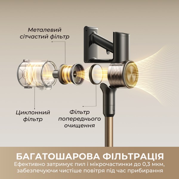 Фото - Пилосос ручний для дому Dreame R10s Lite (VRV80A)