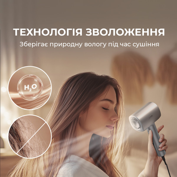 Фото - Фен Cecotec DryGlam Nano Plasma Aluminum (A01_EU01_101440)