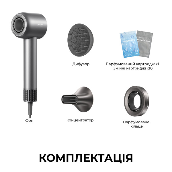Фото - Фен Dreame Hair Glory Mix High-speed Hair Dryer-Black (AHD18)