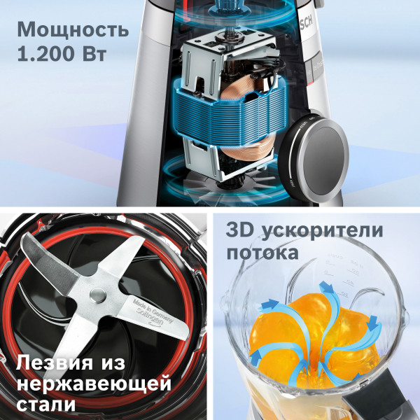 Фото - Блендер стаціонарний Bosch MMB6384M