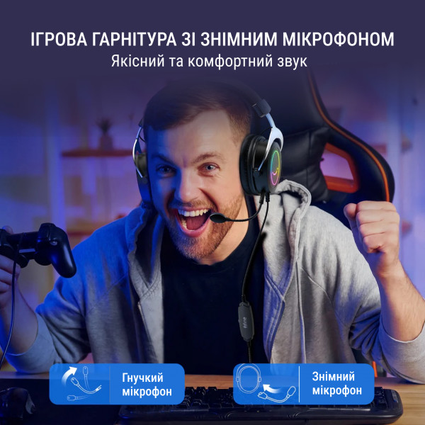 Фото - Гарнитура проводная игровая Fifine H3 Black