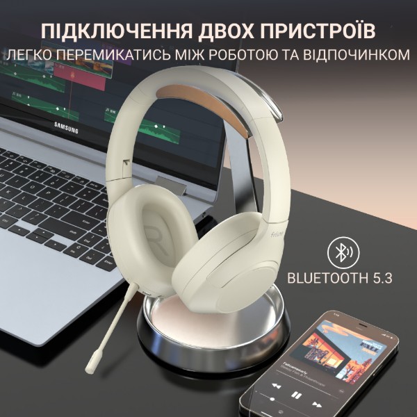 Фото - Гарнитура беспроводная Fifine X3W Wireless White
