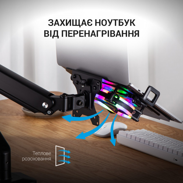 Фото - Підставка під ноутбук охолоджуюча OfficePro LH474B Black