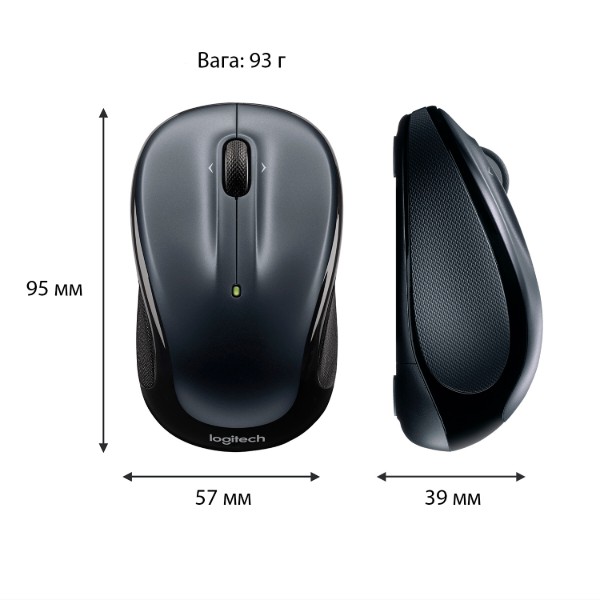 Фото - Миша бездротова Logitech M325s Dark Silver (910-006812)