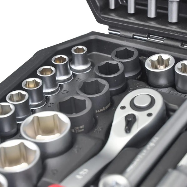 Фото - Набор инструментов Haisser 1/2" i 3/8" i 1/4" 150 ед. (70232)