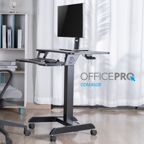 Фото - Стіл комп'ютерний OfficePro ODM460B Black