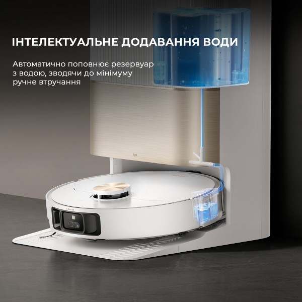 Фото - Робот-пылесос моющий Dreame Bot X40 Ultra Complete White (RLX63CE-2-Wh)