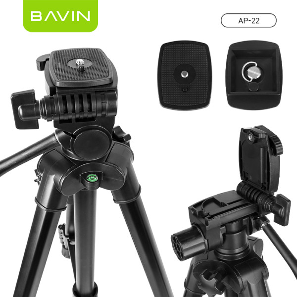 Фото - Трипод для селфи Bavin AP-22 PROFESSIONAL MULTI TRIPOD Black (AP-22-BK)