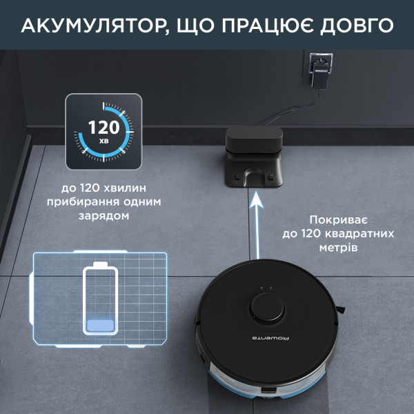 Фото - Робот-пилосос миючий Rowenta RR8595WH
