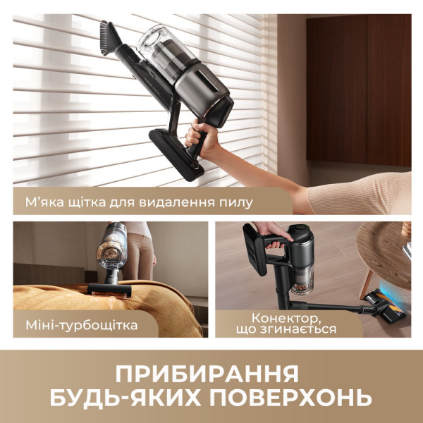Фото - Пилосос ручний для дому Dreame Z40 Station (VZV33A)