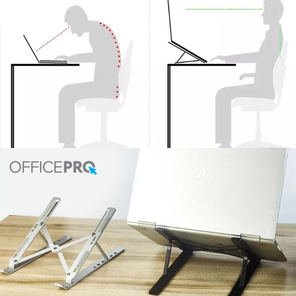 Фото - Подставка под ноутбук OfficePro Black (LS320B)