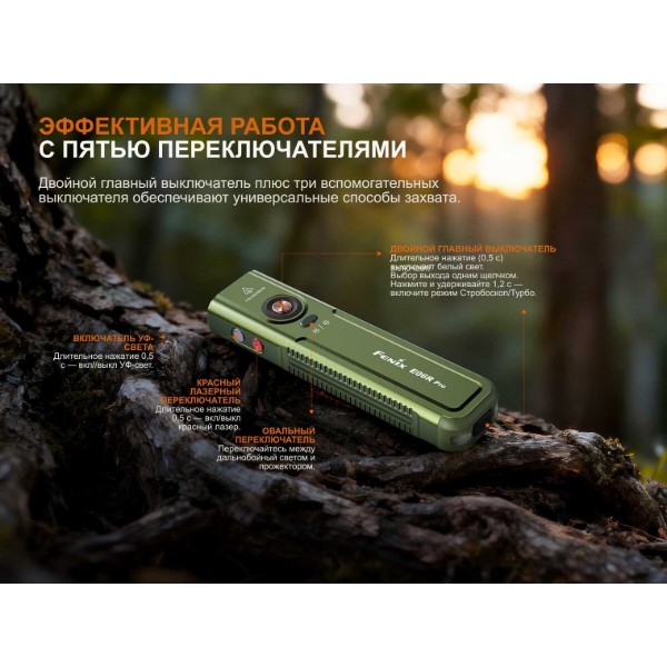 Фото - Ліхтар Fenix E06R PRO Orange