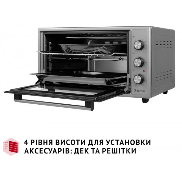 Фото - Печь электрическая Perfelli SIERRA 48 GREY