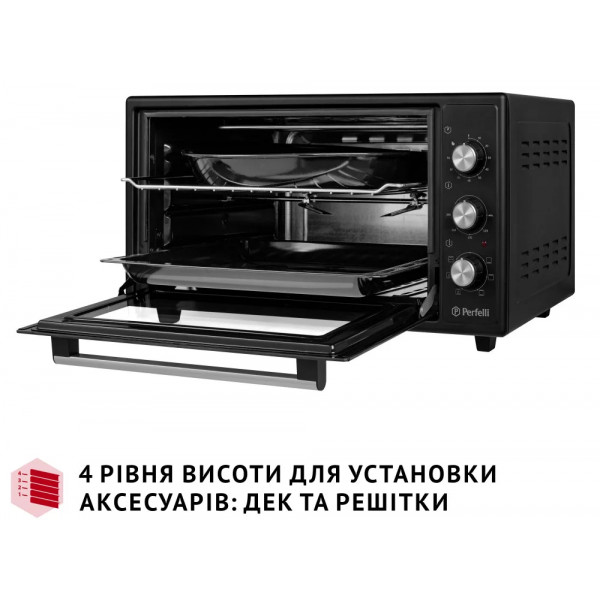 Фото - Печь электрическая Perfelli SIERRA 48 BLACK