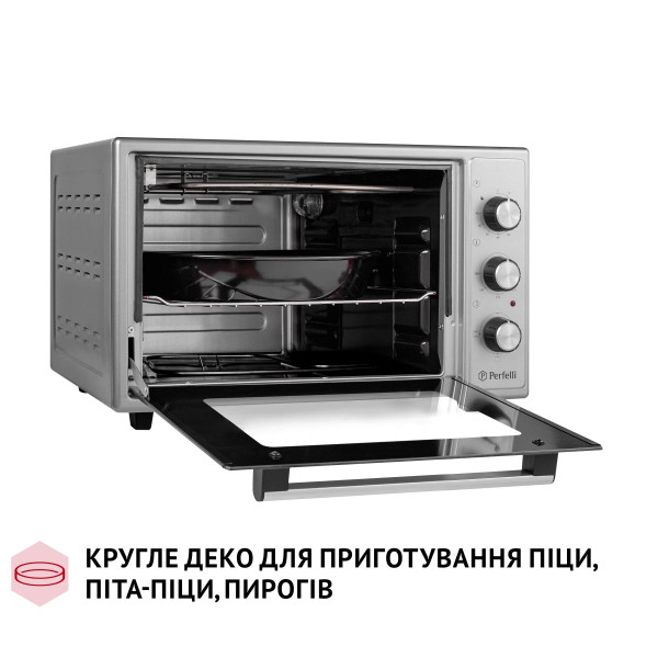 Фото - Печь электрическая Perfelli CLASSIC 37 GREY