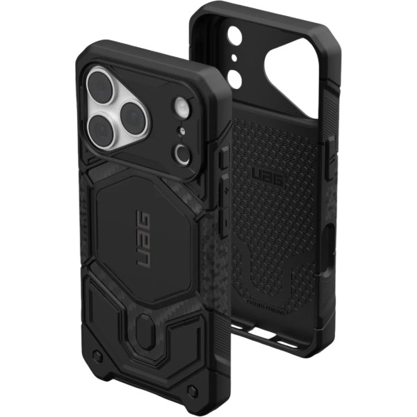 Фото - Чохол для смартфону UAG for iPhone 18 Pro, Monarch Pro Magsafe, Carbon Fiber (114569114242)