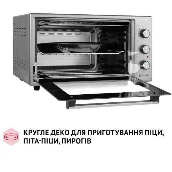 Фото - Печь электрическая Perfelli CLASSIC 48 GREY