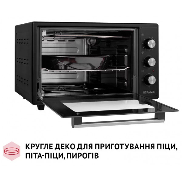 Фото - Печь электрическая Perfelli CLASSIC 37 BLACK