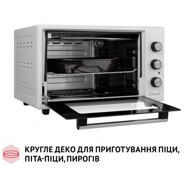Фото - Печь электрическая Perfelli CLASSIC 37 WHITE