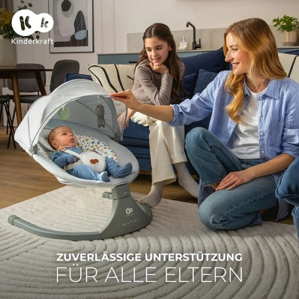 Фото - Крісло-качалка Kinderkraft Lumi 2 Dark Grey (KBLUMI02DGR0000)