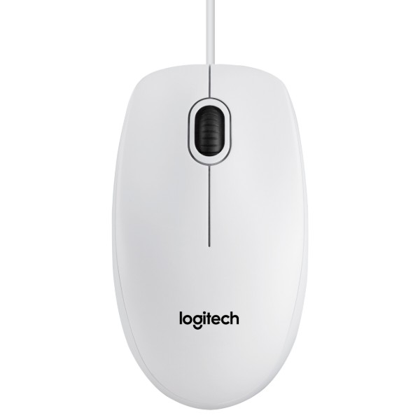 Фото - Мікропошкодження - Миша дротова Logitech B100 White (910-003360)