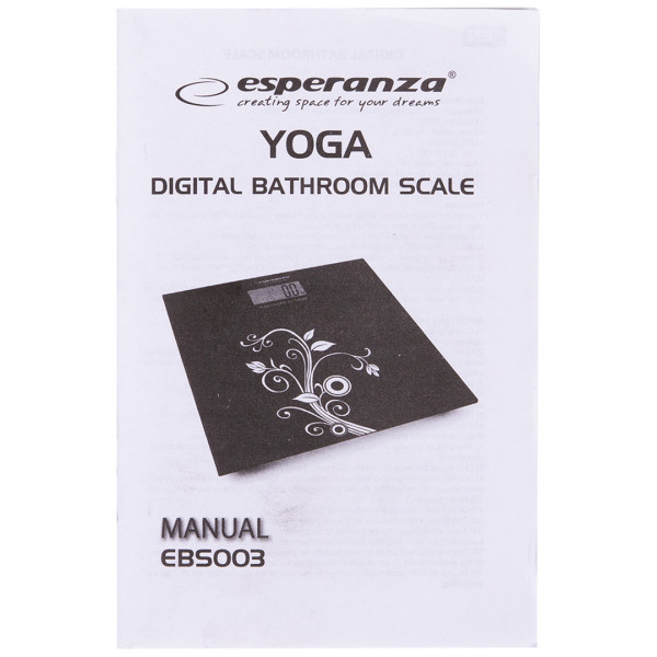 Фото - Весы напольные Esperanza Scales EBS003