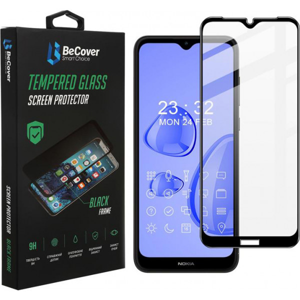 Фото - Захисне скло для смартфону BeCover for Nokia C30 Black (706903)