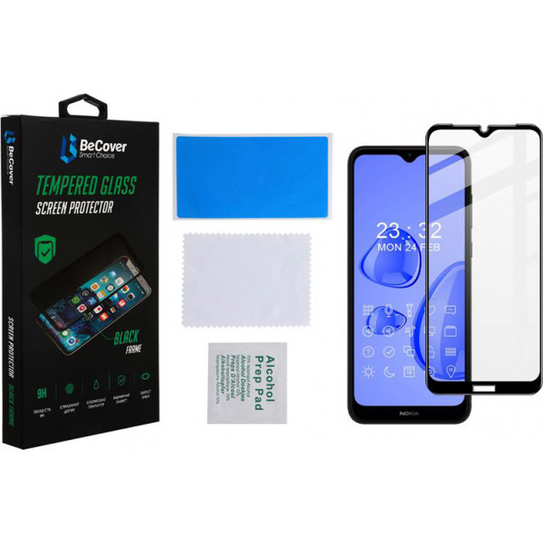 Фото - Захисне скло для смартфону BeCover for Nokia C30 Black (706903)