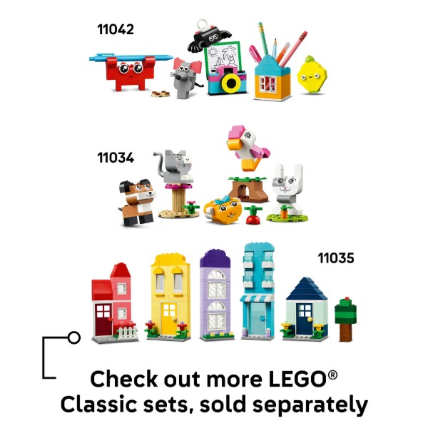 Фото - Конструктор LEGO Classic Творчі друзі з їжею (11039)