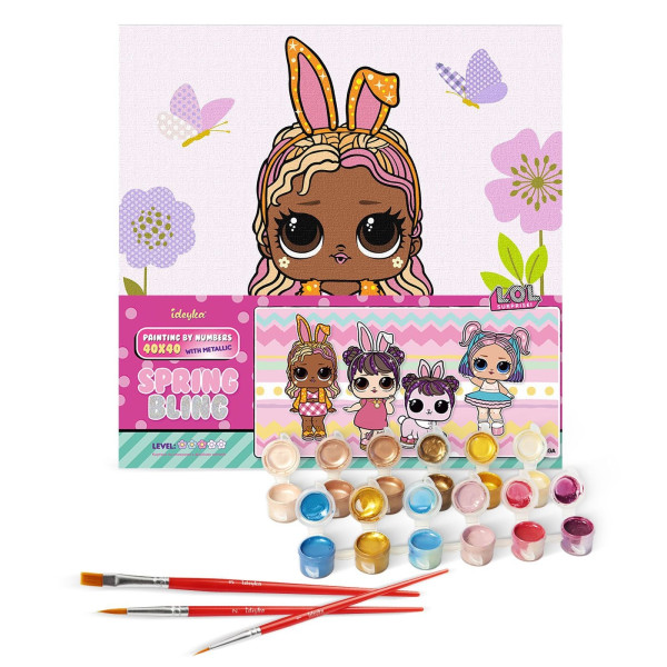 Фото - Картина за номерами Ideyka L.O.L. Surprise! HipHop4Lyfe BossBunny 30х40 см (KHO1103)