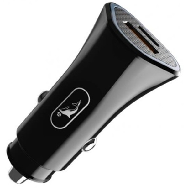 Фото - Автомобільний зарядний пристрій SkyDolphin SZ16 PD+QC3.0 (2USB, 3.1A) Black (AZP-000090)