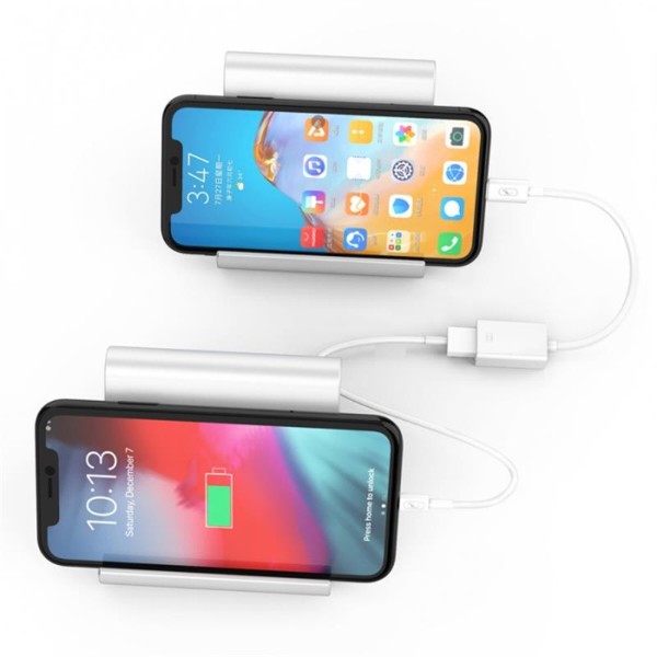 Фото - Перехідник SkyDolphin OT03 OTG microUSB - USB White (ADPT-00019)
