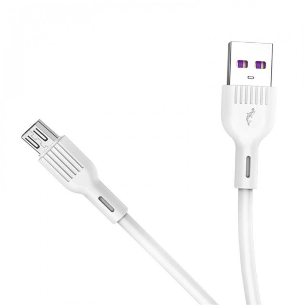 Фото - Кабель SkyDolphin S03V USB-microUSB 1m White (USB-000421)