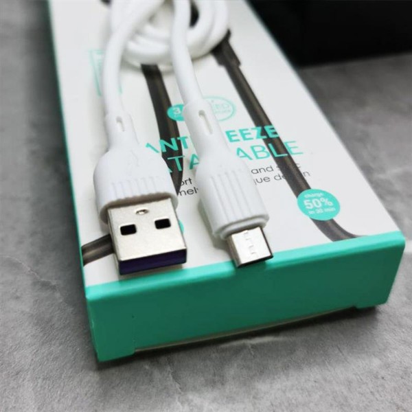 Фото - Кабель SkyDolphin S03V USB-microUSB 1m White (USB-000421)