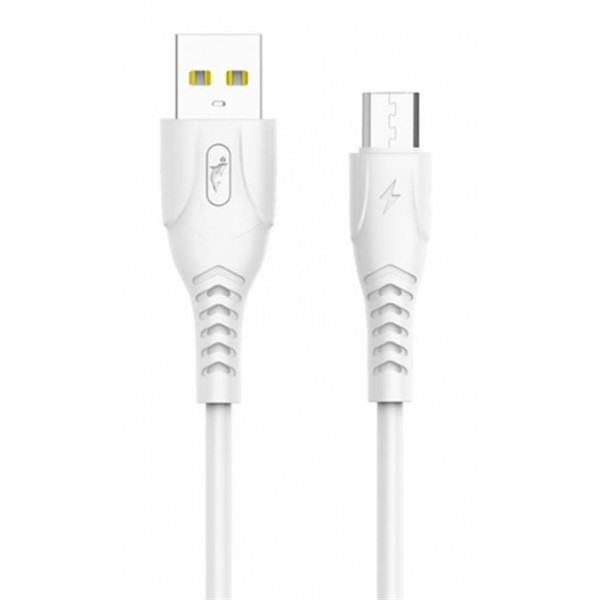 Фото - Кабель SkyDolphin S08V USB-microUSB 1m White (USB-000564)