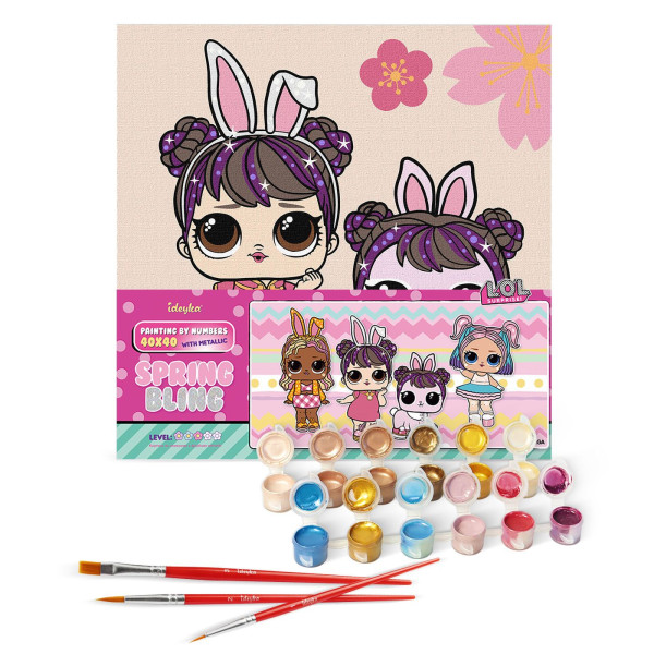 Фото - Картина за номерами Ideyka L.O.L. Surprise! Chinese New Year Doll & Pet 40х40 см (KHO1105)