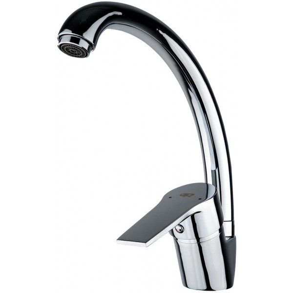 Фото - Кухонний змішувач GH Lydia Хром (21.10.132) Фото - Кухонний змішувач GH Lydia Хром (21.10.132)