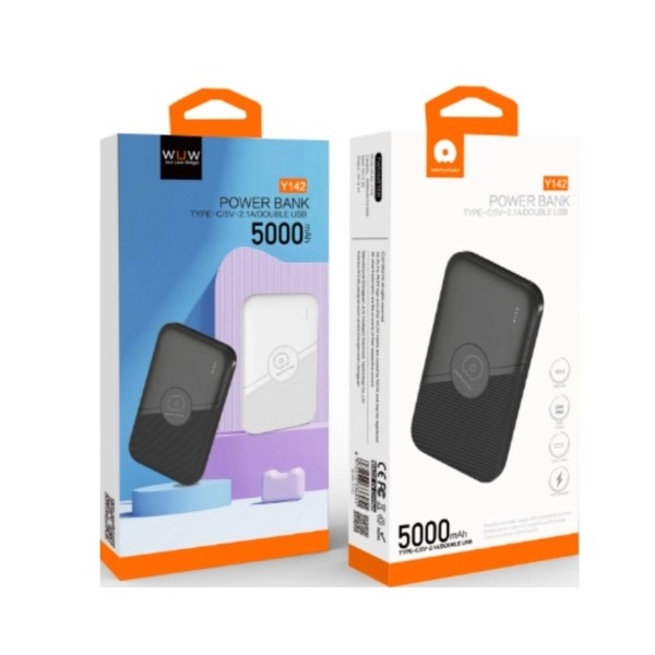 Фото - Батарея мобільна WUW 5000mAh Black (Y142)
