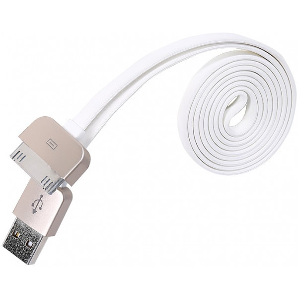 Фото - Кабель синхронизации данных Remax King Kong iPhone 4/4s 30 pin RC-D002i4 1 m White (6954851220886)